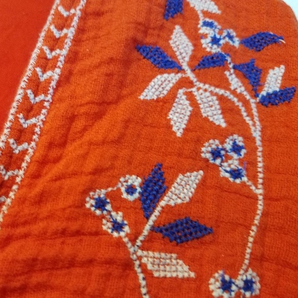 Old Navy Embroidered Cotton Shift Dress Sz XXL - Picture 6 of 7